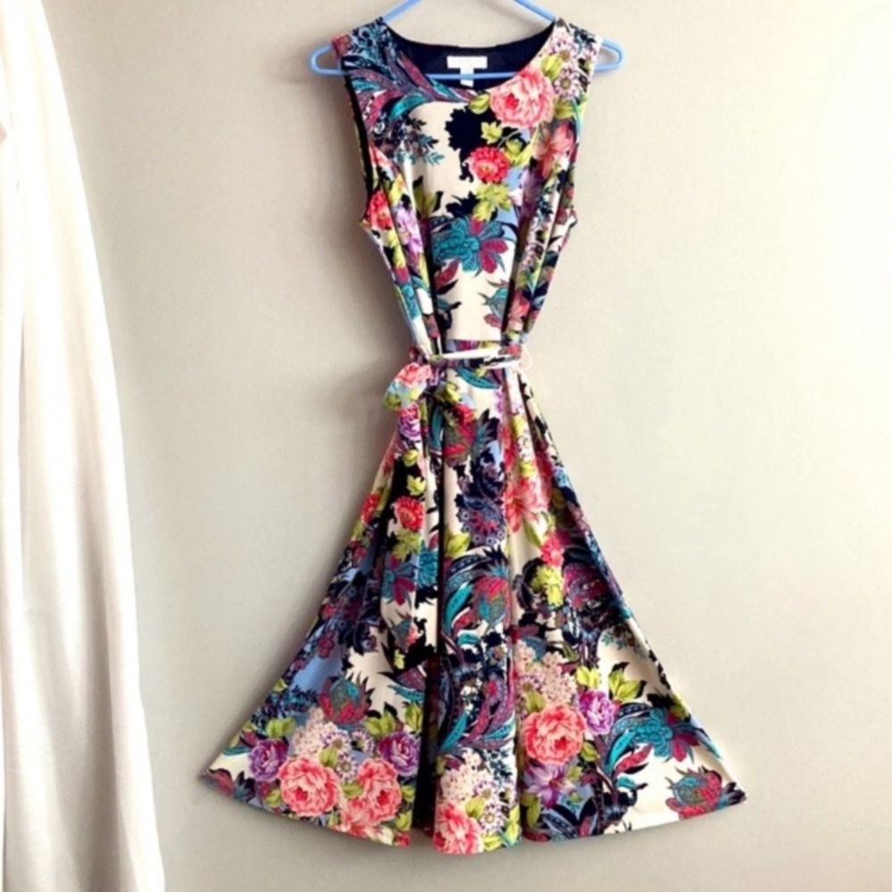 Charter Club Floral Sleeveless Dress